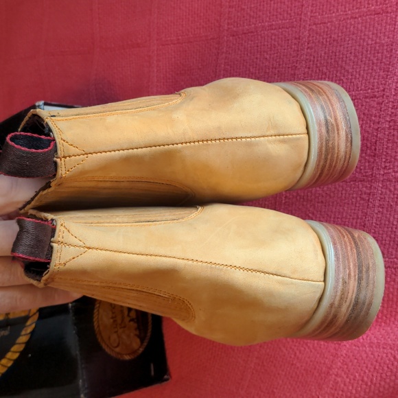Cowboy Boots mens size 12 tan - Picture 9 of 13